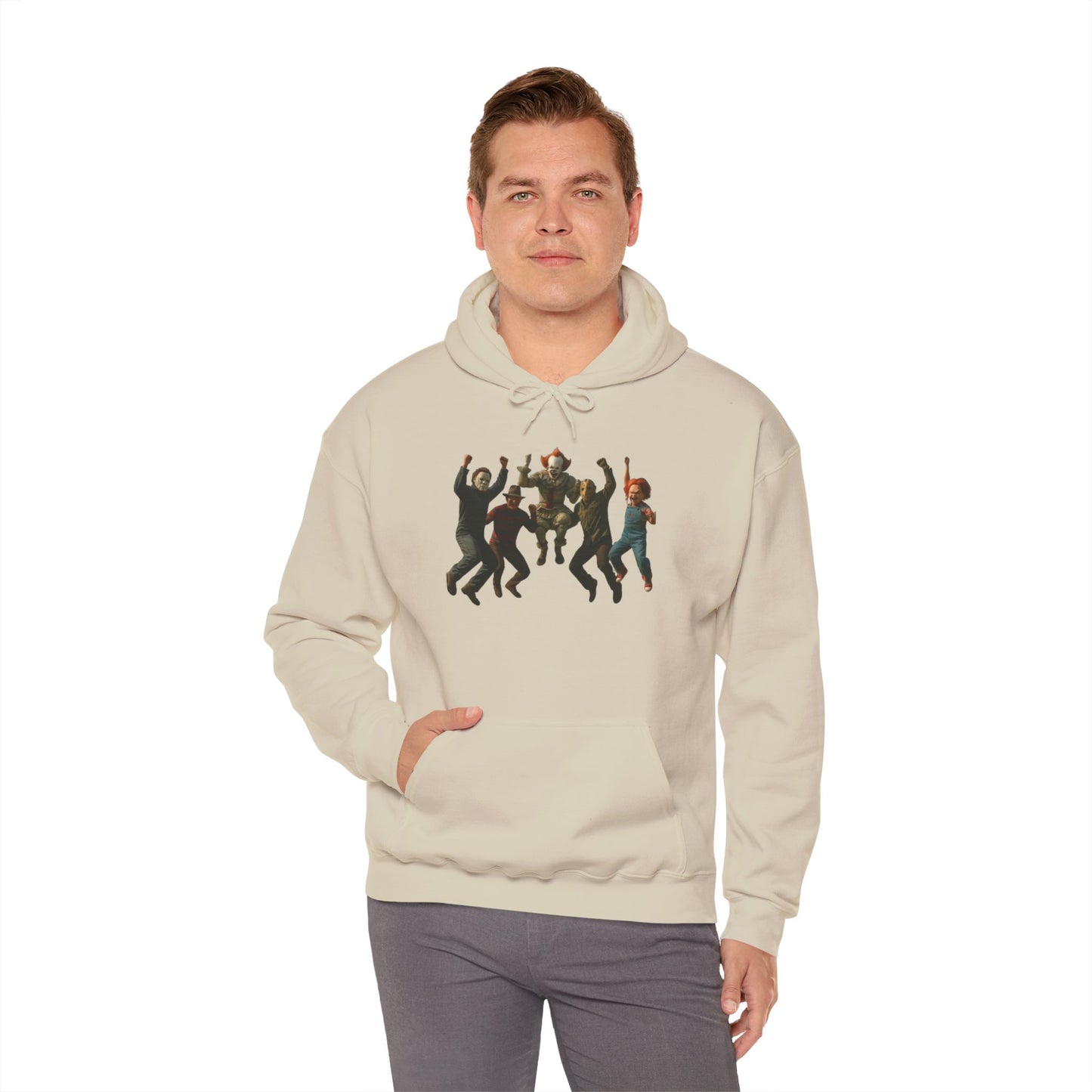 Fun Dance Party Hoodie, Unisex Hooded Sweatshirt, Casual Wear, Gift for Friends, Creative Lounge Wear, Perfect for Celebrations