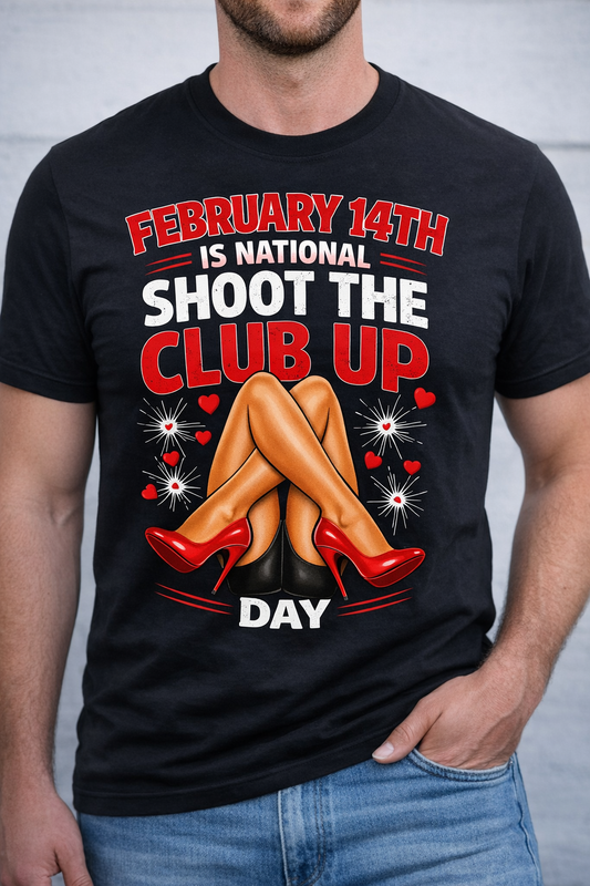 Shoot The Club Up Unisex Tee