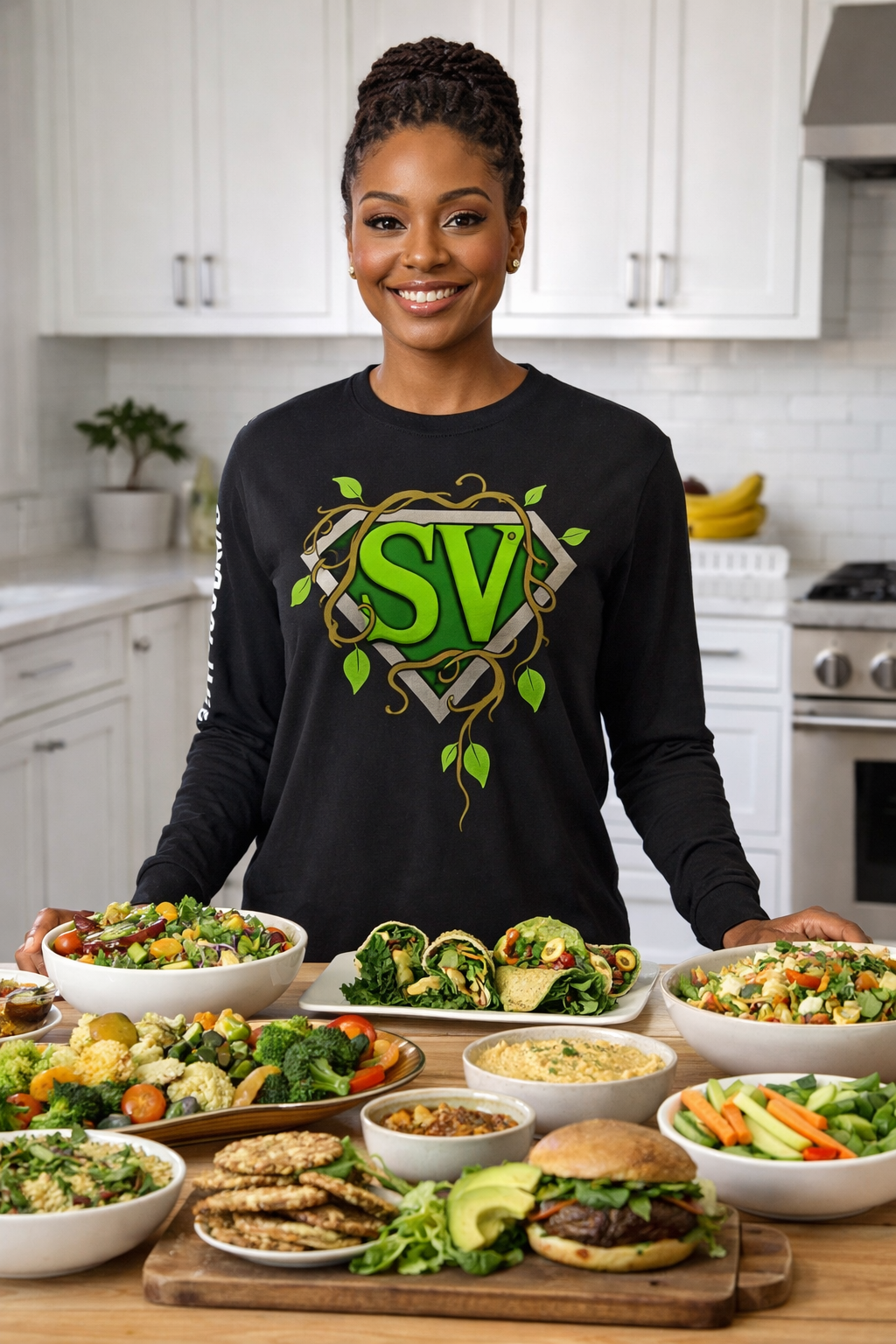 Super Vegan Long Sleeve Tee